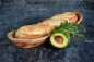 Preview: Baguette- & Brotschale rustikal aus Olivenholz Preview: Baguette- & Brotschale rustikal aus Olivenholz