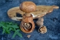 Preview: Nussknacker in Pilzform aus Olivenholz