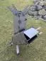 Preview: Raketenofen "D'JAVOL" aus 3 mm Stahl für Dutch Oven, Kasan