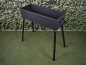 Preview: Schaschlik Grill, Mangal aus 3 mm Stahl (ST37) 800 x 300 mm Schwarz