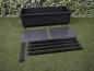 Preview: Schaschlik Grill, Mangal aus 3 mm Stahl (ST37) 800 x 300 mm Schwarz