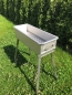 Preview: Schaschlik Grill, Mangal aus 2 mm Edelstahl (V2A)