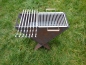 Preview: Schaschlik Grill, Mangal & Feuerkorb aus 6 mm Stahl (ST37)