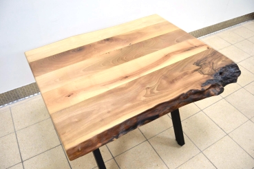 Tischplatte Nussbaum massiv (120 x 80 x 5 cm)