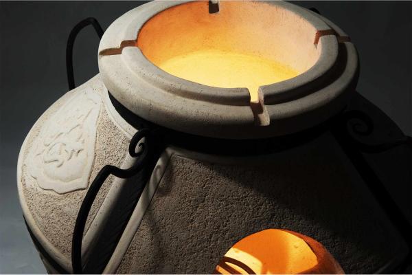 Amphora Tandoor “Aladdin” mit Klappdeckel Amphora Tandoor “Aladdin” mit Klappdeckel