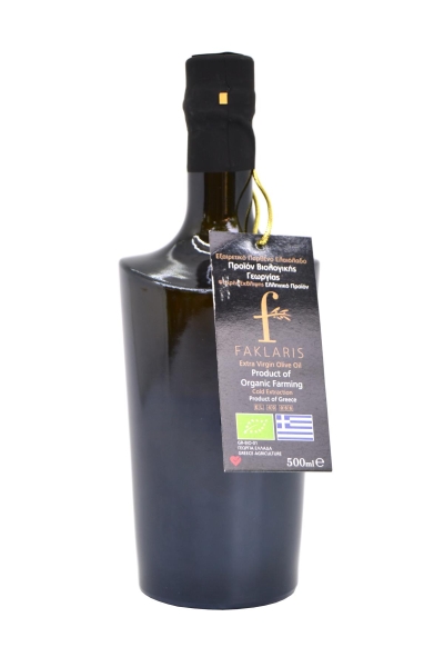 ARGOLIS Bio-Olivenöl extra Vergine FAKLARIS 500 ml / MHD 30.04.2022