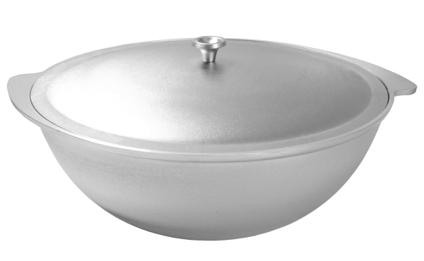 Kazan Kasan Tatarskij aus Aluguss 12 L Ø 40,8 cm Camping Schmortopf mit Deckel Kazan Kasan Tatarskij aus Aluguss 12 L Ø 40,8 cm Camping Schmortopf mit Deckel