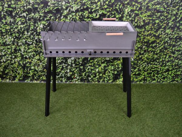 Schaschlik Grill, Mangal aus 4 mm Stahl (ST37) zerlegbar XXL