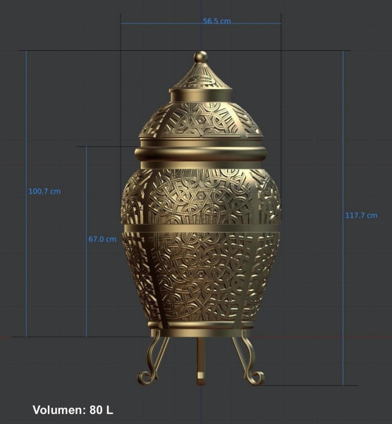 Tandoor “VAZA” die "Vase"