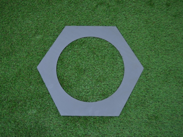 Adapterplatte aus Stahl für Utschak "Hexagon" 12 L auf 8 L Kasan