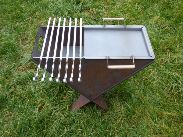 Schaschlik Grill, Mangal & Feuerkorb aus 6 mm Stahl (ST37) Schaschlik Grill, Mangal & Feuerkorb aus 6 mm Stahl (ST37)