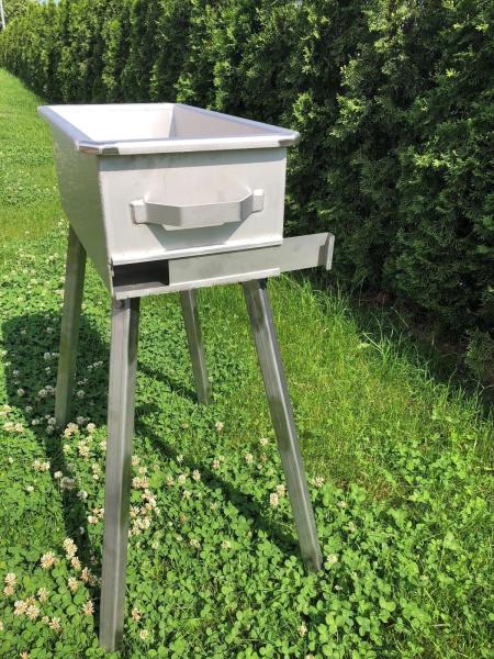 Schaschlik Grill, Mangal aus 2,5 mm Edelstahl (V2A) 500 mm