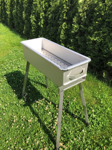 Schaschlik Grill, Mangal aus 2 mm Edelstahl (V2A) Schaschlik Grill, Mangal aus 2 mm Edelstahl (V2A)