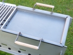 Feuerplatte, Grillplatte, Plancha aus 5 mm Stahl (ST37)