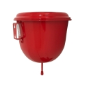 Wasserspender 4,5 L aus Aluminium (Rot), Umivalnik, Rukomojnik